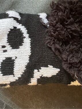 Disney Black and White Tagged Slipper Sock